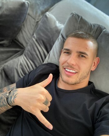 Lucas Hernández coincidió con Jiménez