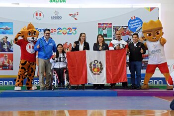 Pilar Jáuregui y Carlos Felipa, abanderados de Perú en Juegos Parapanamericanos.