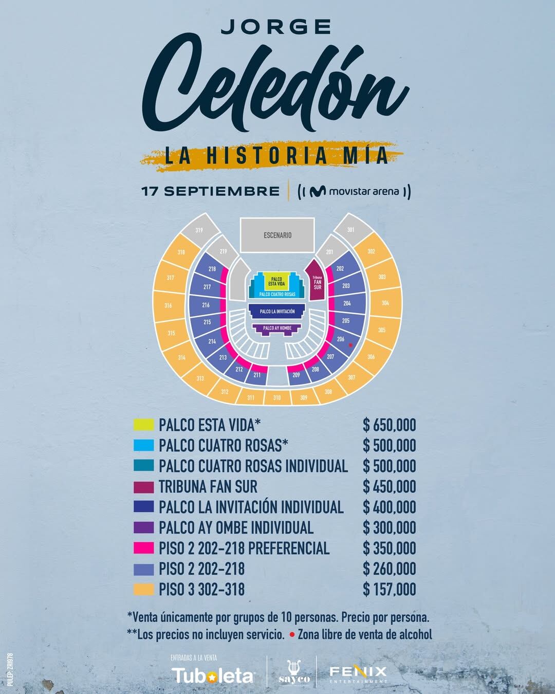 Las boletas para el concierto de Jorge Celedón ya están disponibles en Tu Boleta, con una preventa exclusiva - crédito cortesía Jorge Celedón