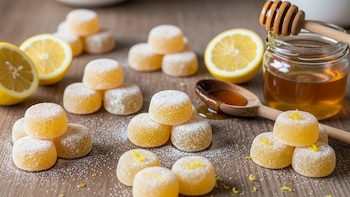 Receta de caramelos de miel y limón caseros, rápida y fácil