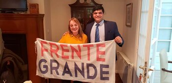 Daniel Galvagno junto a Alicia