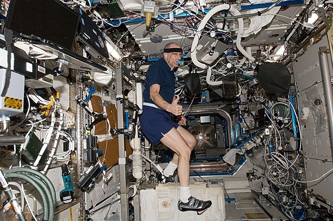 El Estudio Cardiovascular Integrado de la NASA evaluó la salud cardíaca de los integrantes en los días 14, 30, 75 y 135 de la estancia. (NASA)