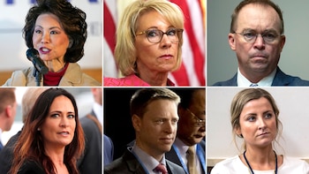 Arriba, de izquierda a derecha: