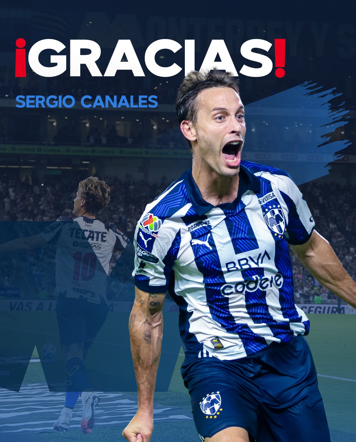 El español se convirtió en un ídolo de los aficionados de la Pandilla. (TW Rayados)