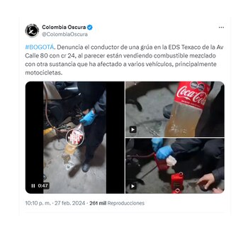 La denuncia se hizo en