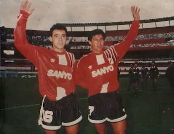 Con Ramón Ismael Medina Bello,