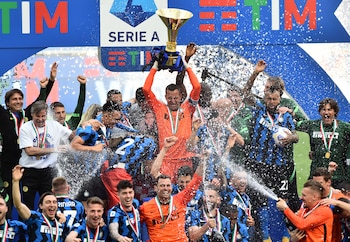 El Inter se proclamó campeón después de 11 años (Reuters)