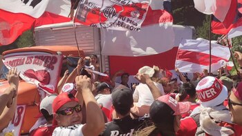 El público esperó la llegada