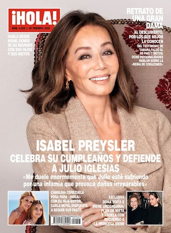 Portada de la revista '¡HOLA!'