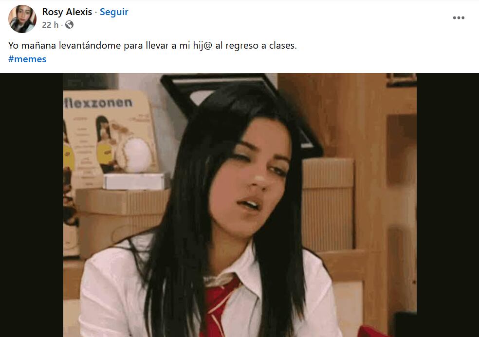 En X, el regreso a clases dio pie a hilarantes memes. (Captura de pantalla, X)