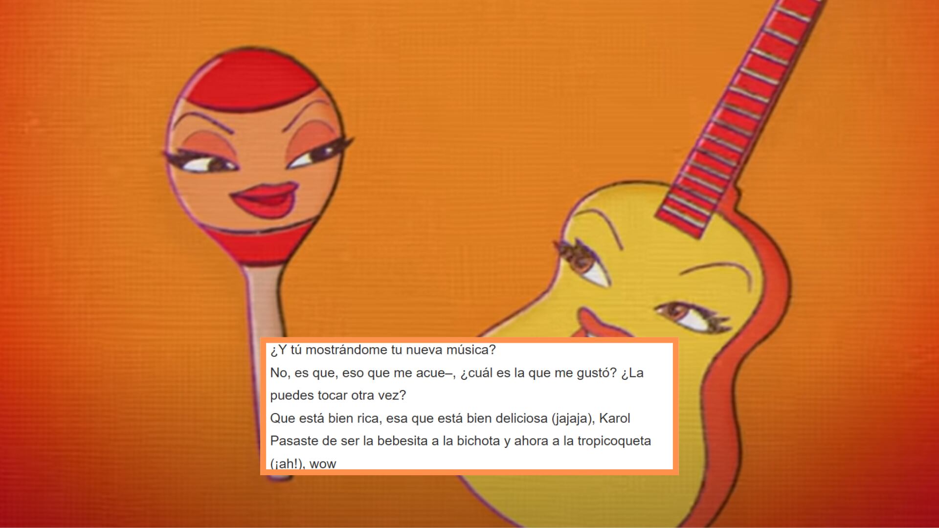 Thalia aparece en el nuevo álbum de Karol con un sentido mensaje - crédito captura de pantalla Karol G / YouTube