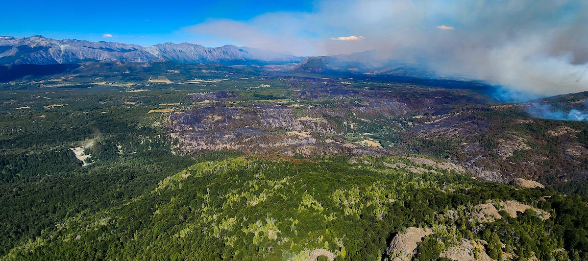 Incendio en Rio Negro