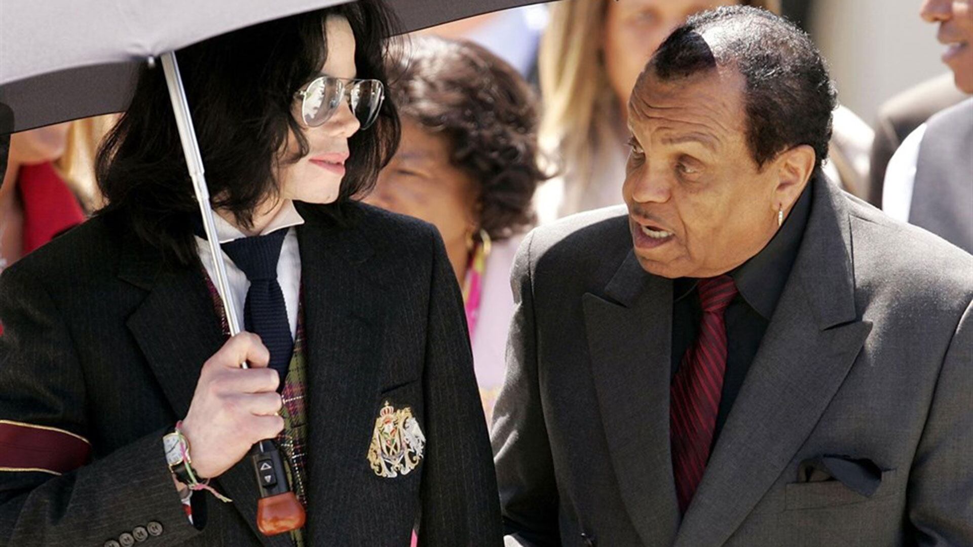 Michael Jackson junto a su padre