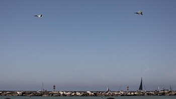 Un bombardeo del Ejército de