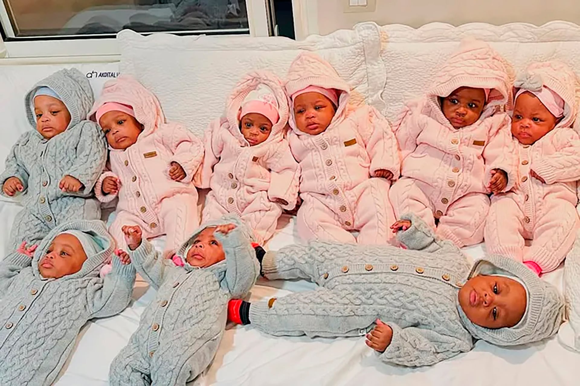 Los nonillizos Arby-Cissé cumplieron 4 años: sus padres publicaron fotos inéditas para celebrarlos - Infobae