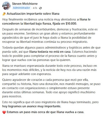 Steven Melchiorre confirmó que la niñera argentina aún debe completar pasos administrativos antes de salir del centro de detención