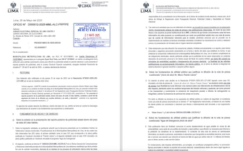 Respuesta de la MML al