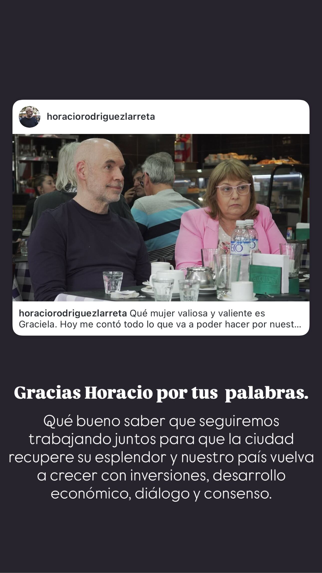 El mensaje de Ocaña