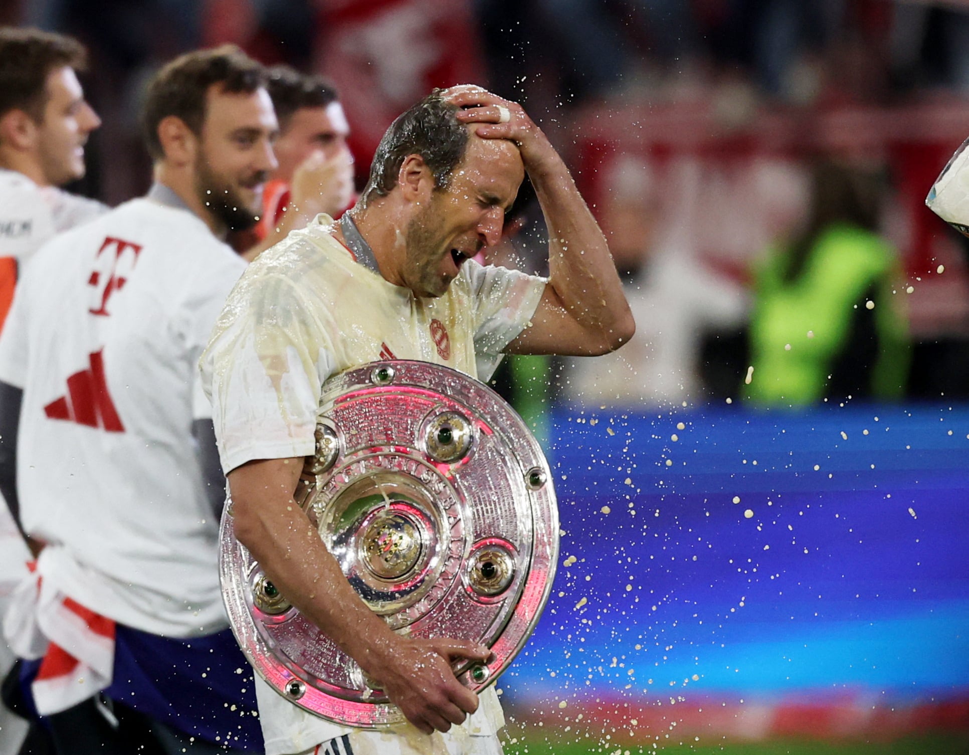 Harry Kane y la celebración del título de la Bundesliga 2024-2025-crédito Kai Pfaffenbach/REUTERS