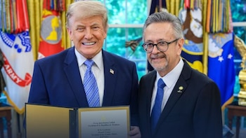 Embajador de Honduras presenta Cartas Credenciales al presidente Donald Trump en Estados Unidos