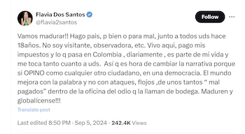 La sexóloga Flavia Dos Santos