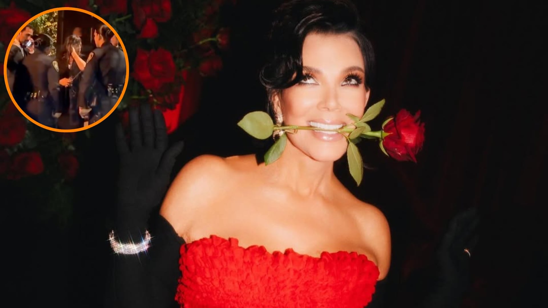 Quejas por el ruido y obstrucción de la vía pública fueron las razones por las que la policía tuvo que intervenir más de una vez en la fiesta de la socialité (Créditos: Instagram/Kris Jenner, TMZ)