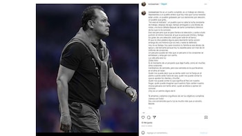 El mensaje de Rocío Serna, esposa de Juan Reynoso, en su cuenta de Instagram