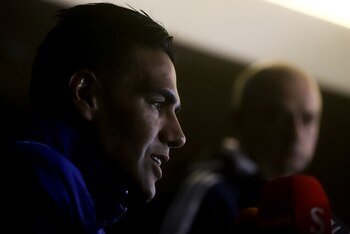 Falcao se mostró emocionado por