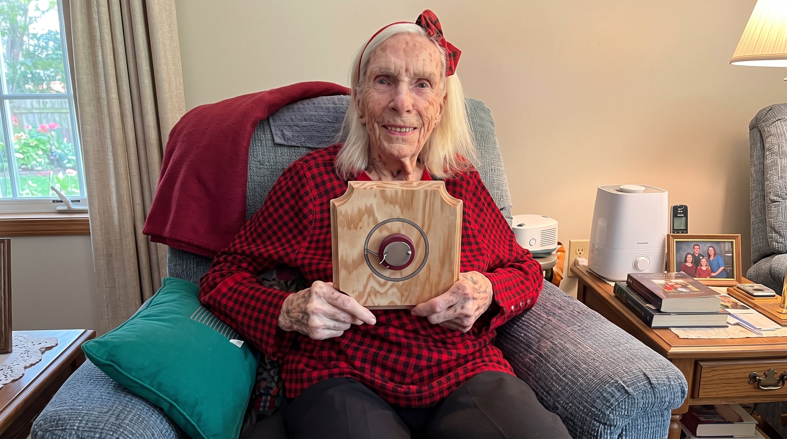 A los 104 años, una mujer recibió las placas de su hermano caído en la Segunda Guerra Mundial