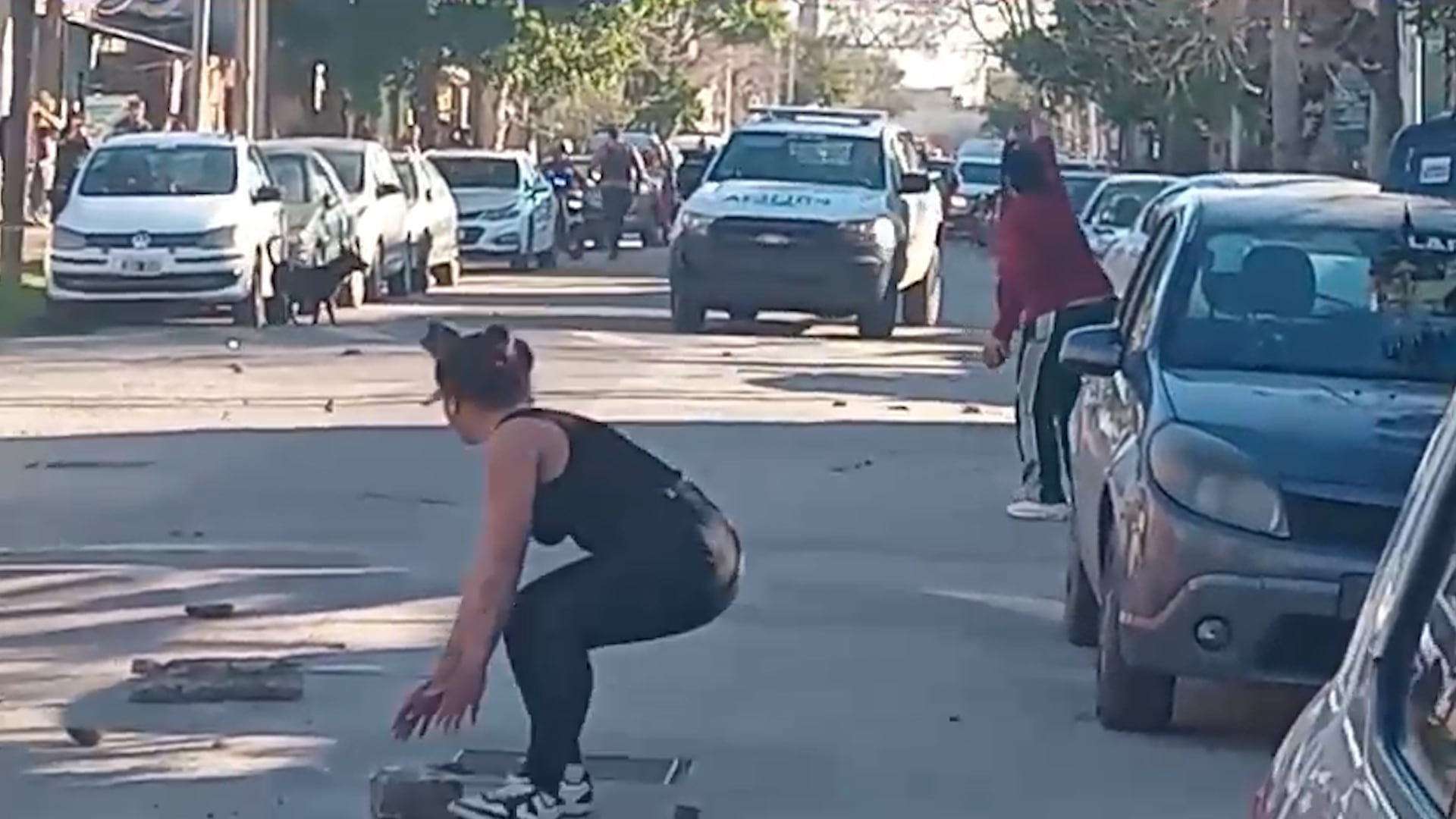 Una de las agresoras