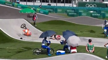 Un oficial de los Juegos