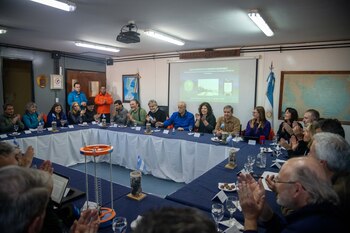 En la reunión se hizo