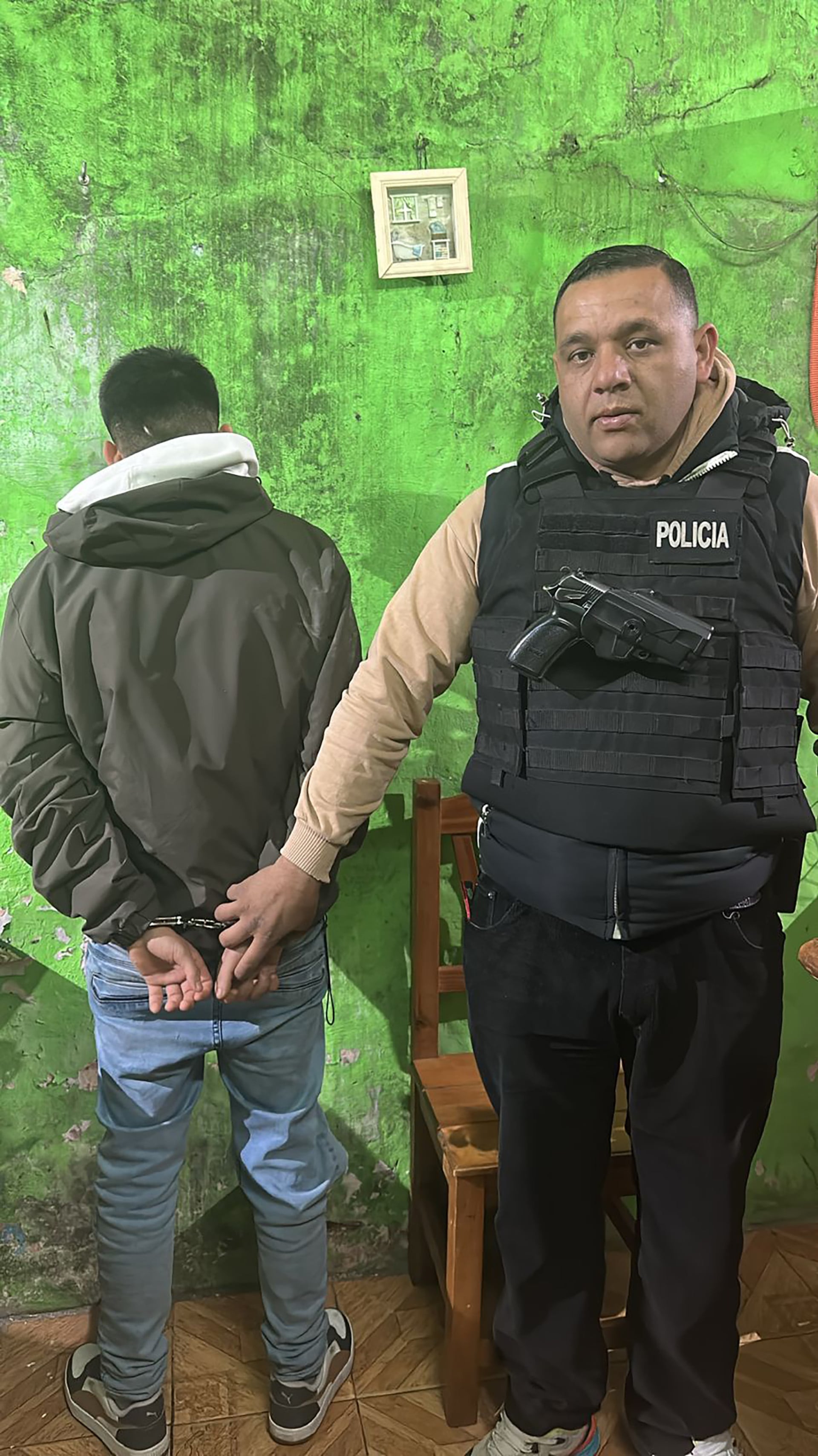 El otro de los adolescentes que cayó preso