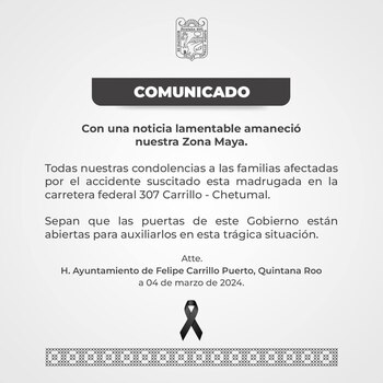 El Ayuntamiento de Felipe Carrillo