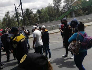 Los inconformes cerraron la Calzada