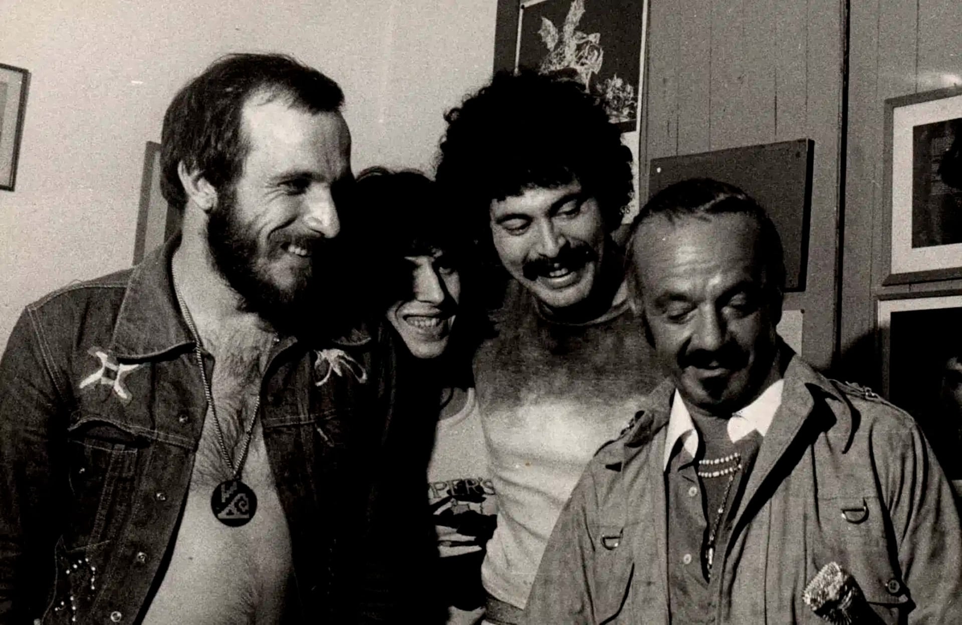 Alas con Astor Piazzolla. El bandoneonista fue muy elogioso con el trío (Archivo Revista Pelo / Expreso Imaginario)