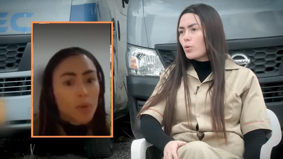 Epa Colombia esta recluida en un centro penitenciario por los daños a la estación de TransMilenio que vandalizó en 2019, durante las marchas en contral del gobierno de Iván Duque - crédito capturas de pantalla Caracol Televisión y Revista Semana