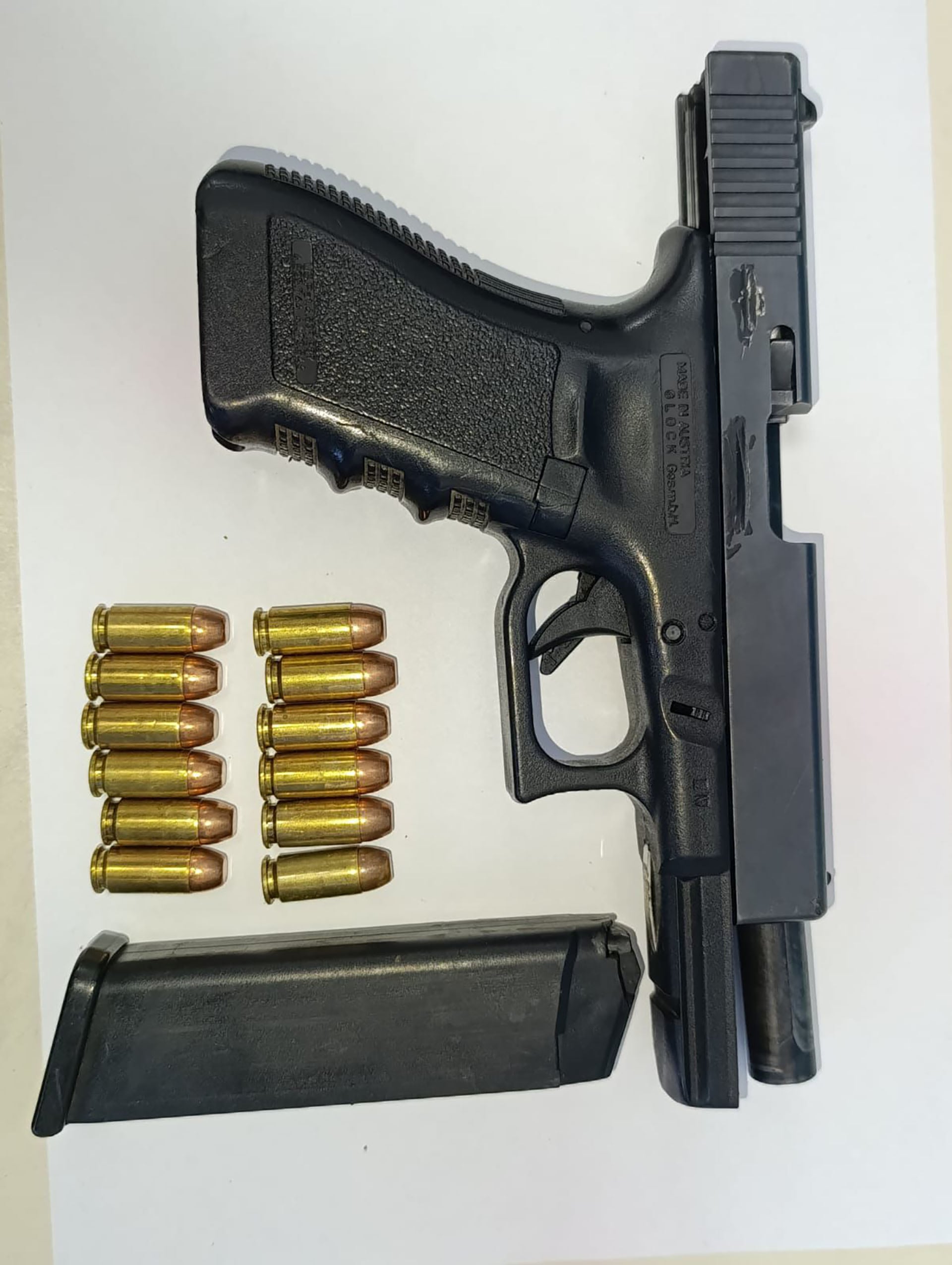 El arma incautada