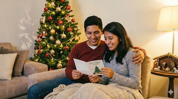 Los mensajes románticos de Navidad