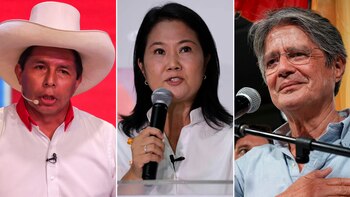 Pedro Castillo, Keiko Fujimori y