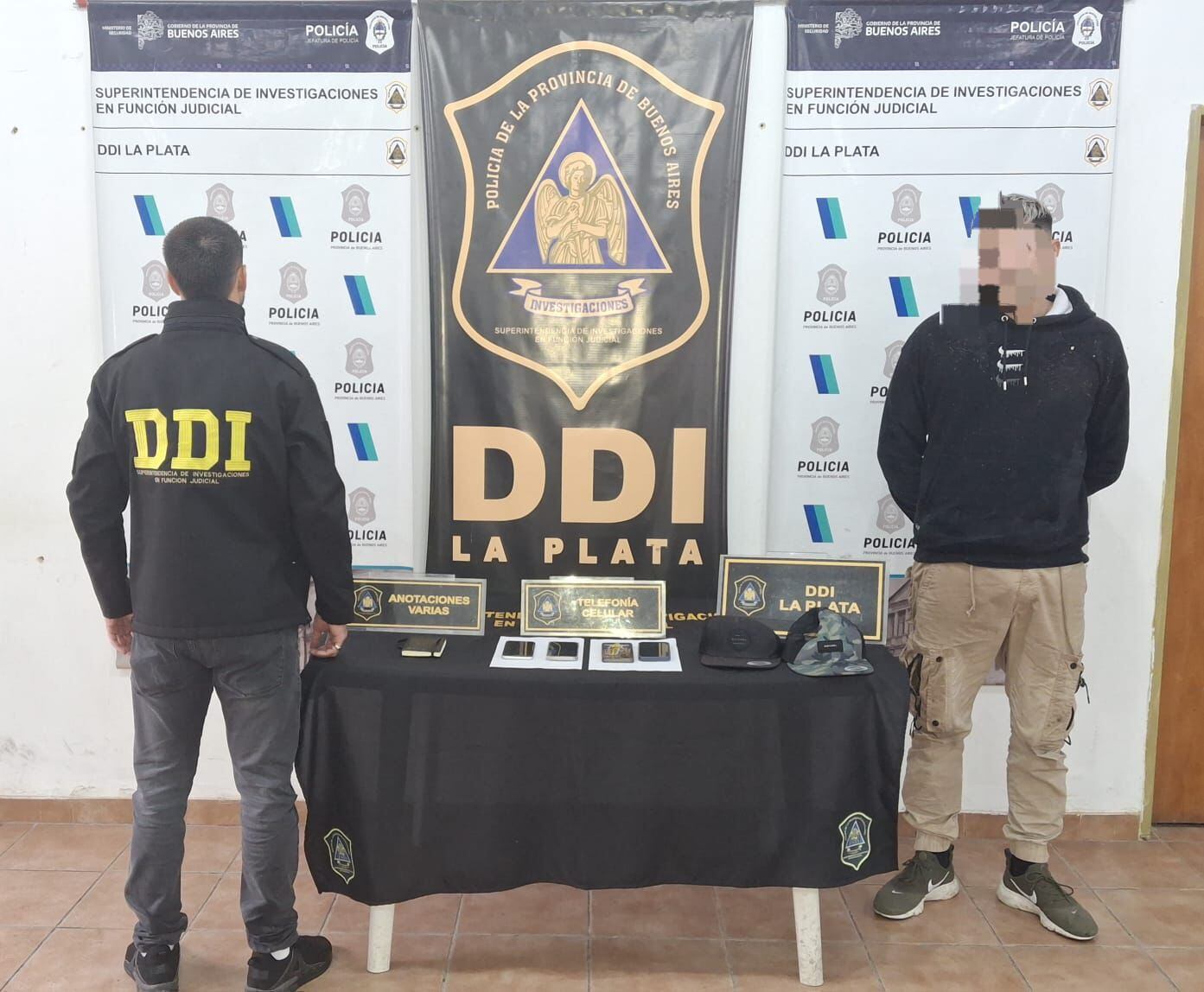 Héctor Duarte tras ser detenido