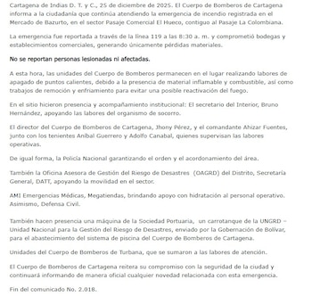 El Cuerpo de Bomberos de