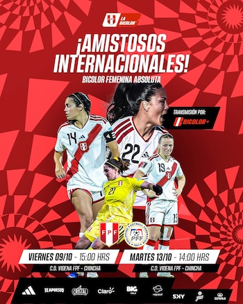 Selección peruana femenina disputará amistosos ante Filipinas.