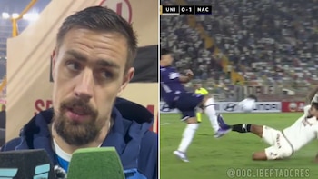 Sebastián Coates aseguró Caín Fara debió ser expulsado y explotó contra el árbitro del Universitario vs Nacional: “Todo estaba en contra”