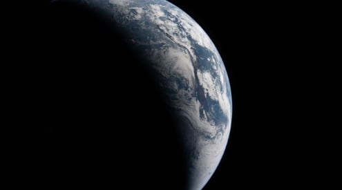 La curvatura de la Tierra