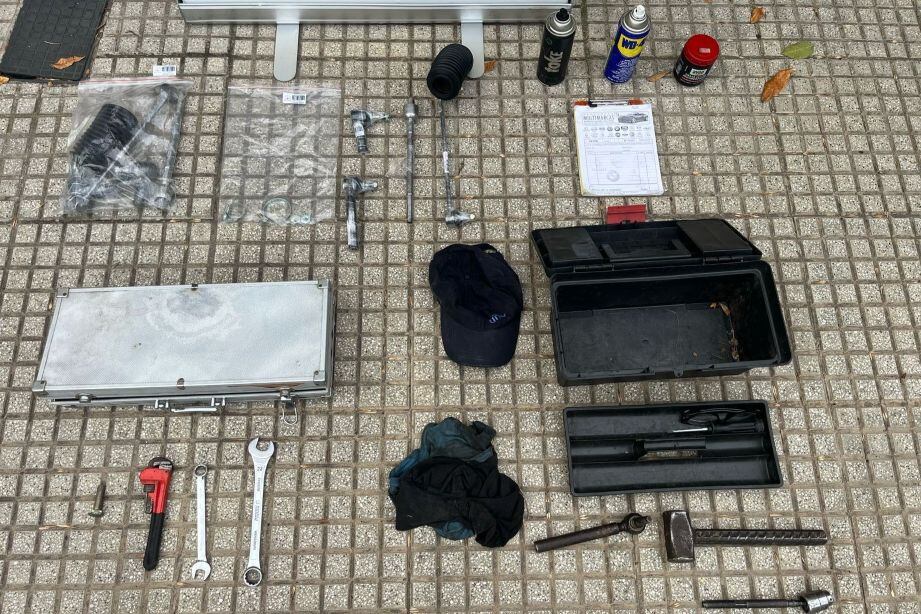 Los elementos secuestrados por la Policía de la Ciudad