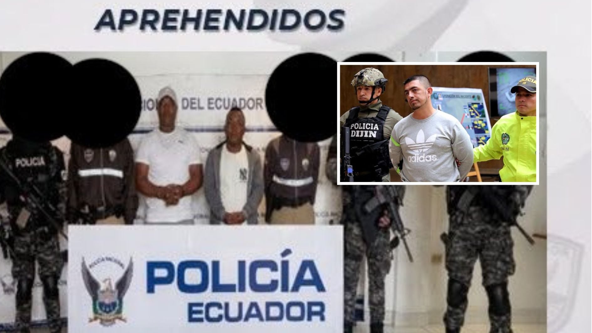 Capturan en Quito a dos colombianos buscados por EE. UU. por nexos con narcored
