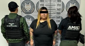 La mujer fue puesta a