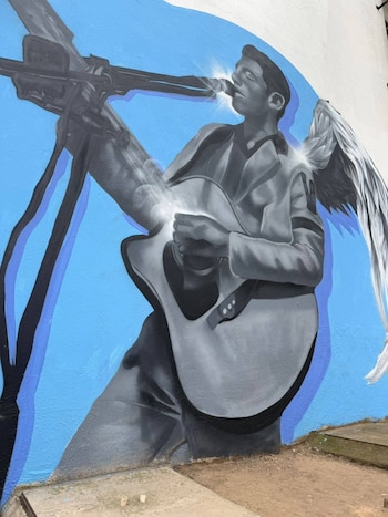 Mural en memoria de Adrián Salinas. Crédito: Facebook - Adrián Octavio Salinas Tostado