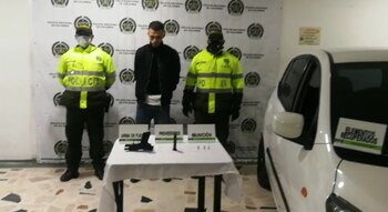 Capturados con armas de fuego